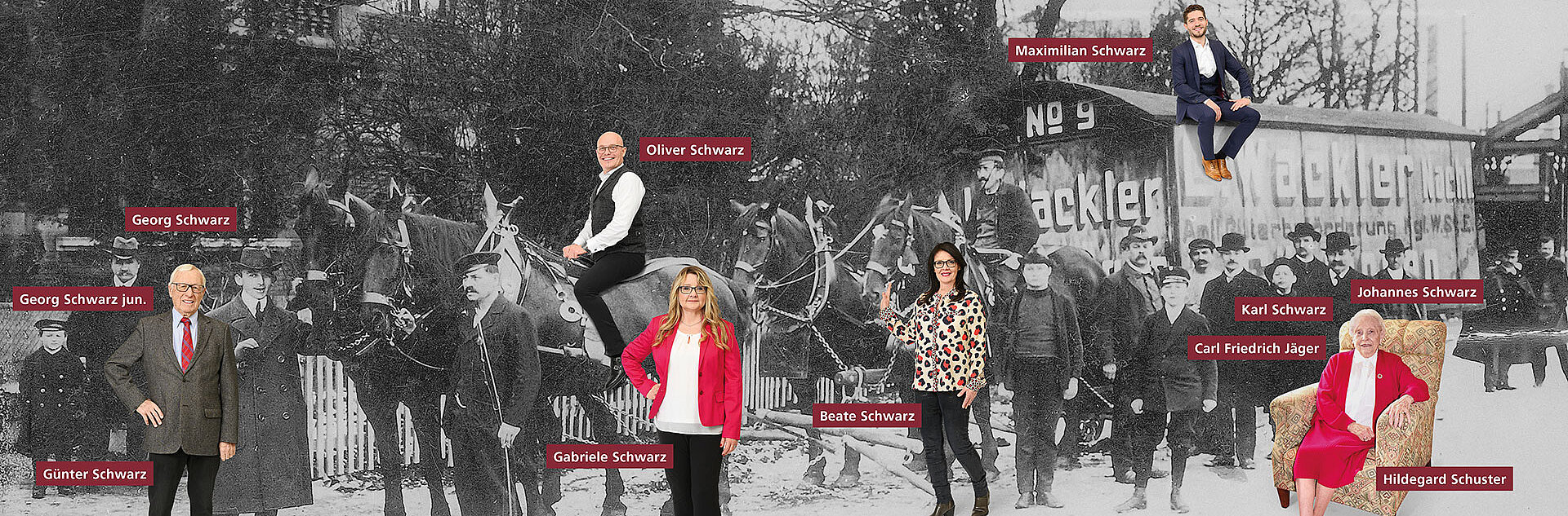 altes Foto von Wackler mit aktuellen Geschaeftsfuehrern